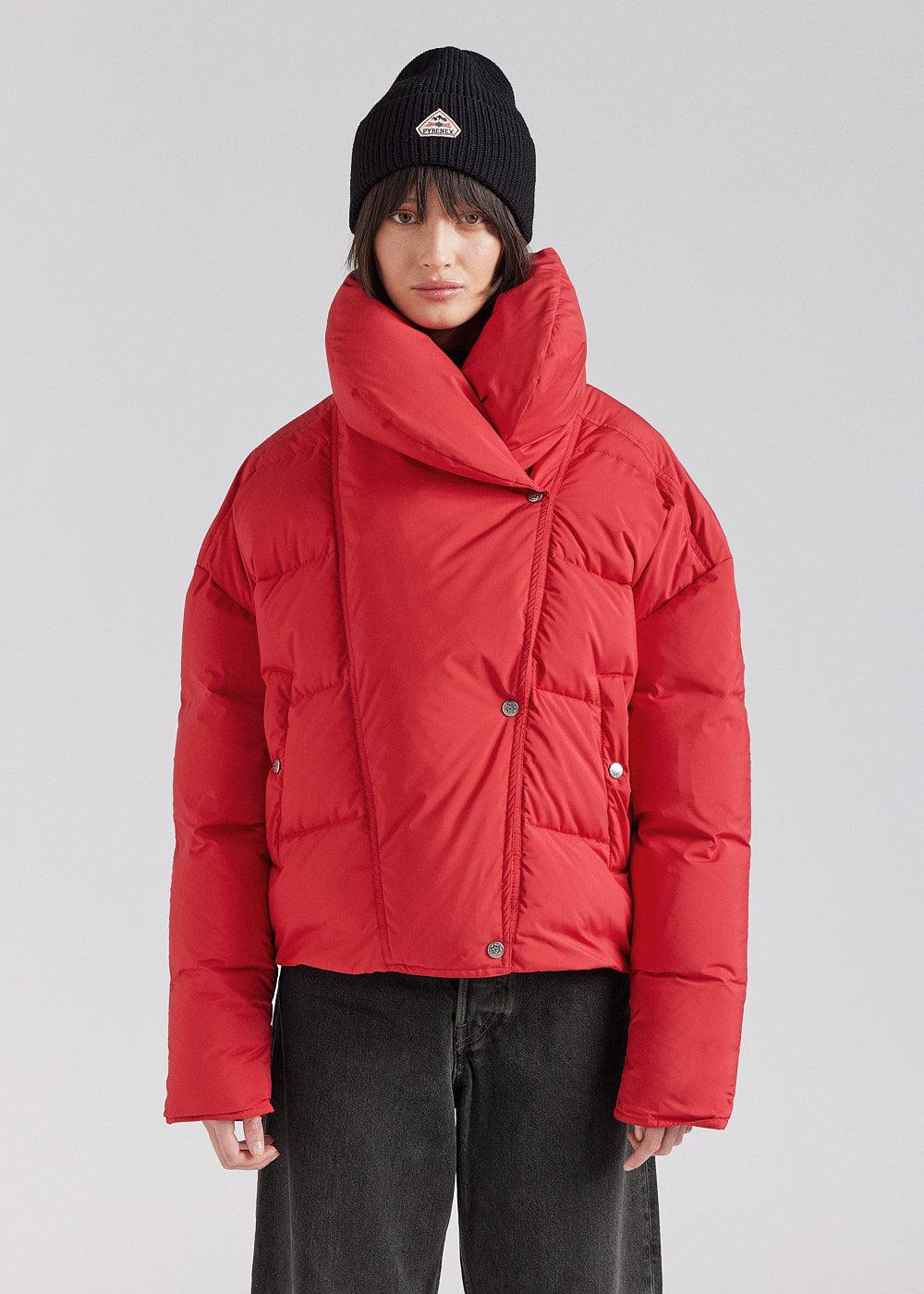 pyrenex Doudoune à col enveloppant pour femme Pyrenex Judith carmen