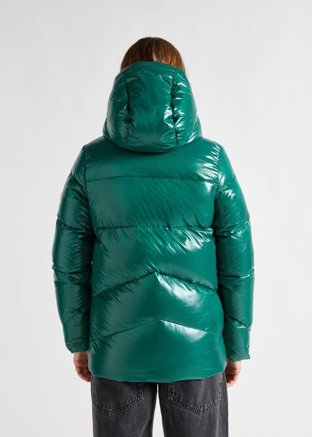 Pyrenex Doudoune Brillante Femme Pyrenex Galactic à Capuche Forest Biome