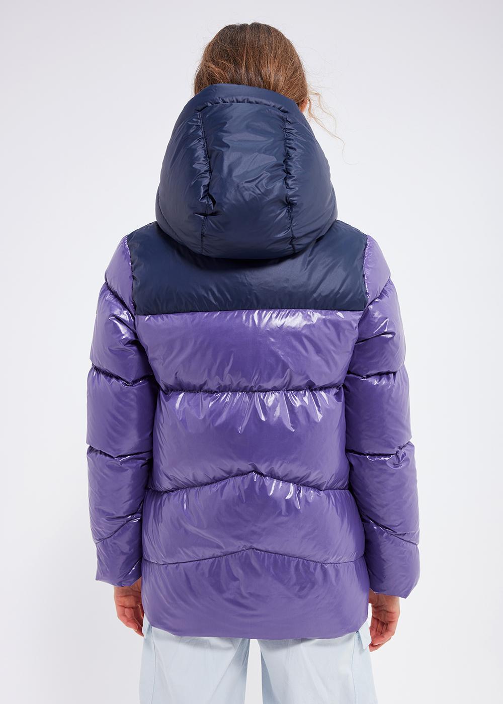 Pyrenex Doudoune Brillante Femme Pyrenex Galactic à Capuche Mulberry