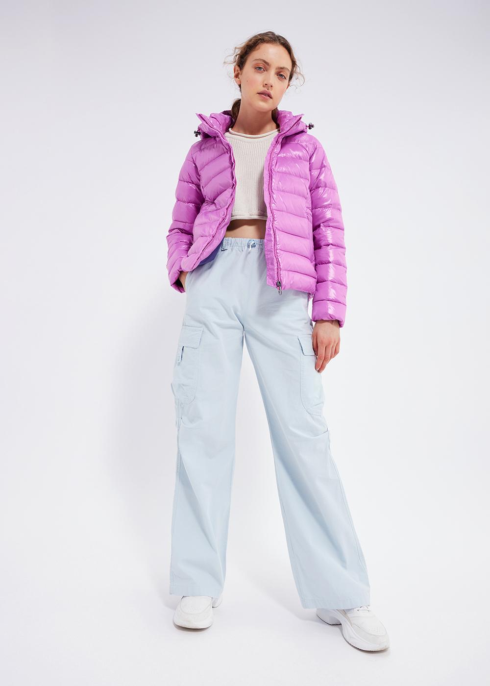 pyrenex Doudoune brillante femme Pyrenex Spoutnic Fuchsia