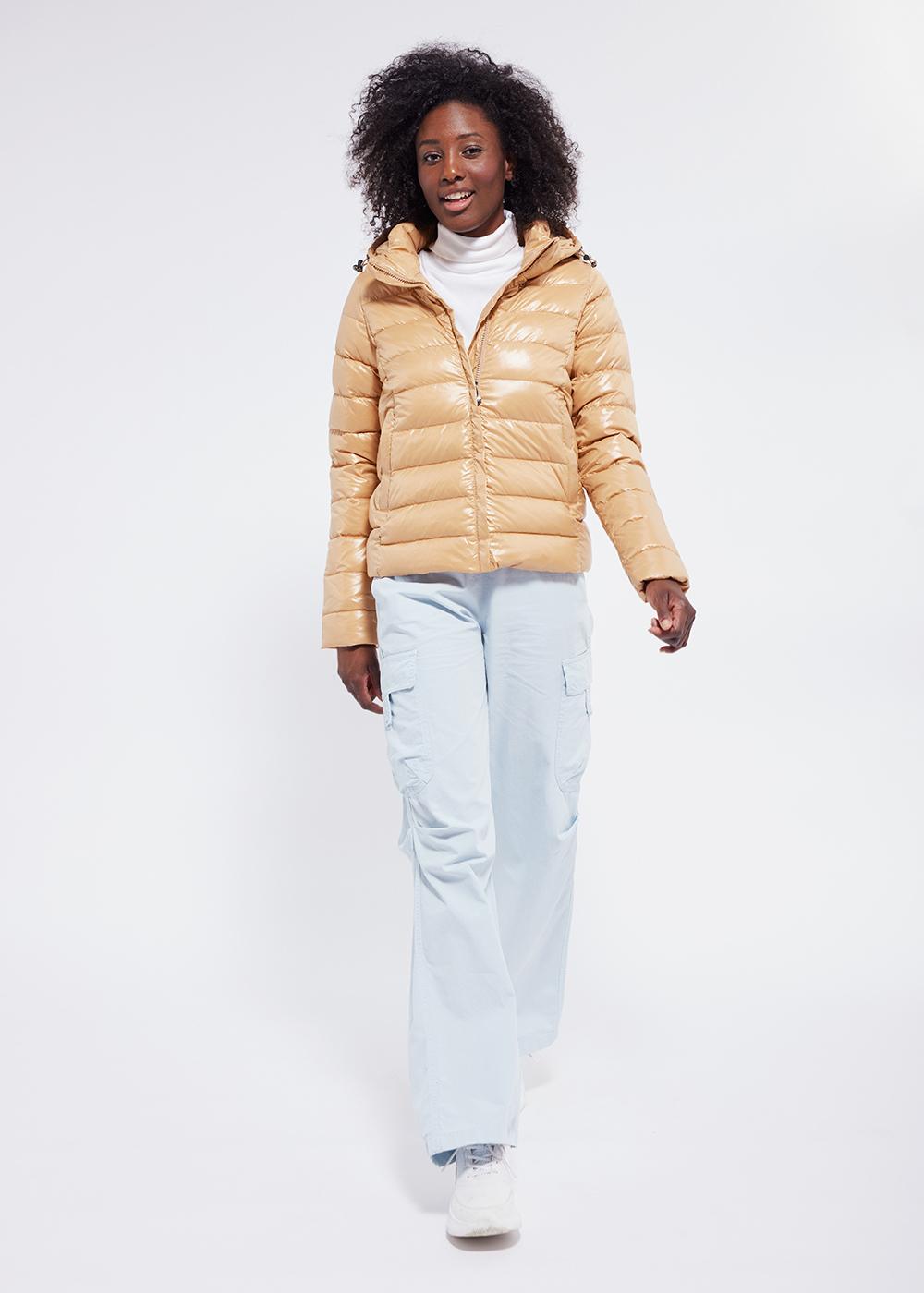 pyrenex Doudoune brillante femme Pyrenex Spoutnic Iced coffee