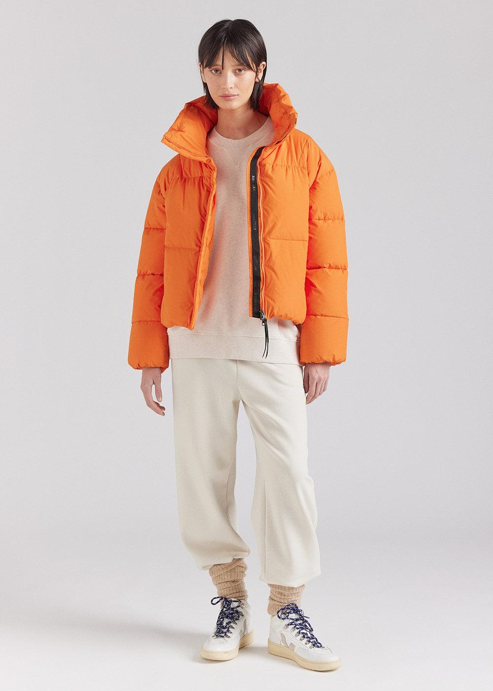 Pyrenex Doudoune Courte Femme Pyrenex Harmonie Crop Orange