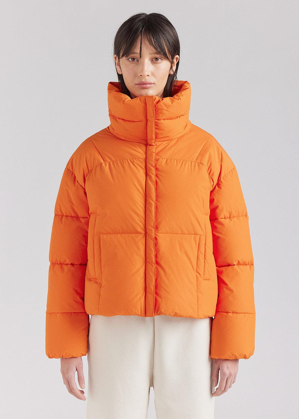 pyrenex Doudoune courte femme Pyrenex Harmonie Crop Orange