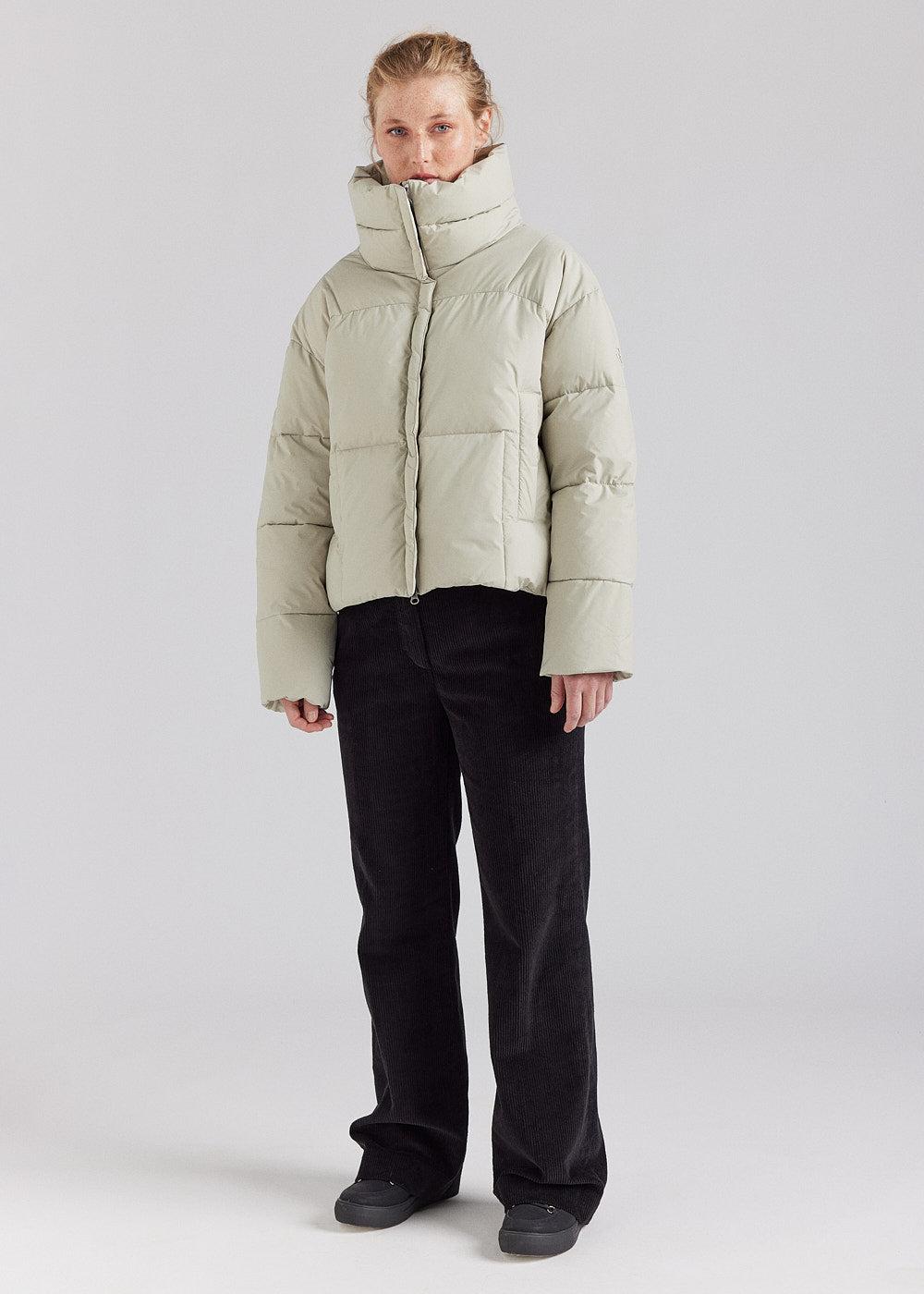 Pyrenex Doudoune Courte Femme Pyrenex Harmonie Crop Willow Grey