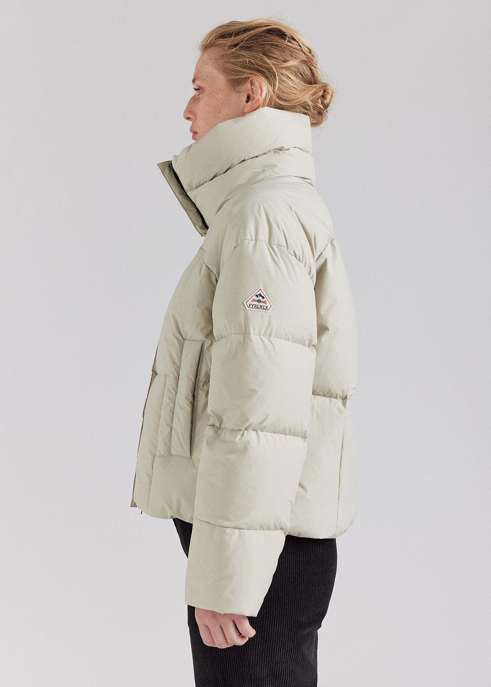 Pyrenex Doudoune Courte Femme Pyrenex Harmonie Crop Willow Grey