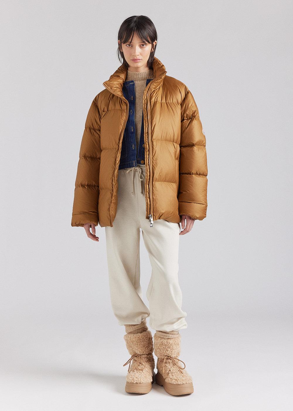 Pyrenex Doudoune Duvet Unisexe Pyrenex Shift En Tissu Mat Marron