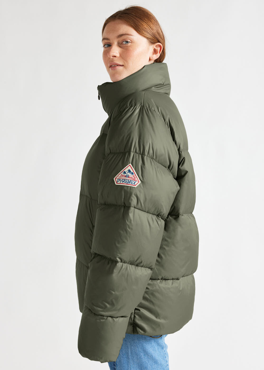 Pyrenex Doudoune Duvet Unisexe Pyrenex Shift En Tissu Mat Deep Khaki