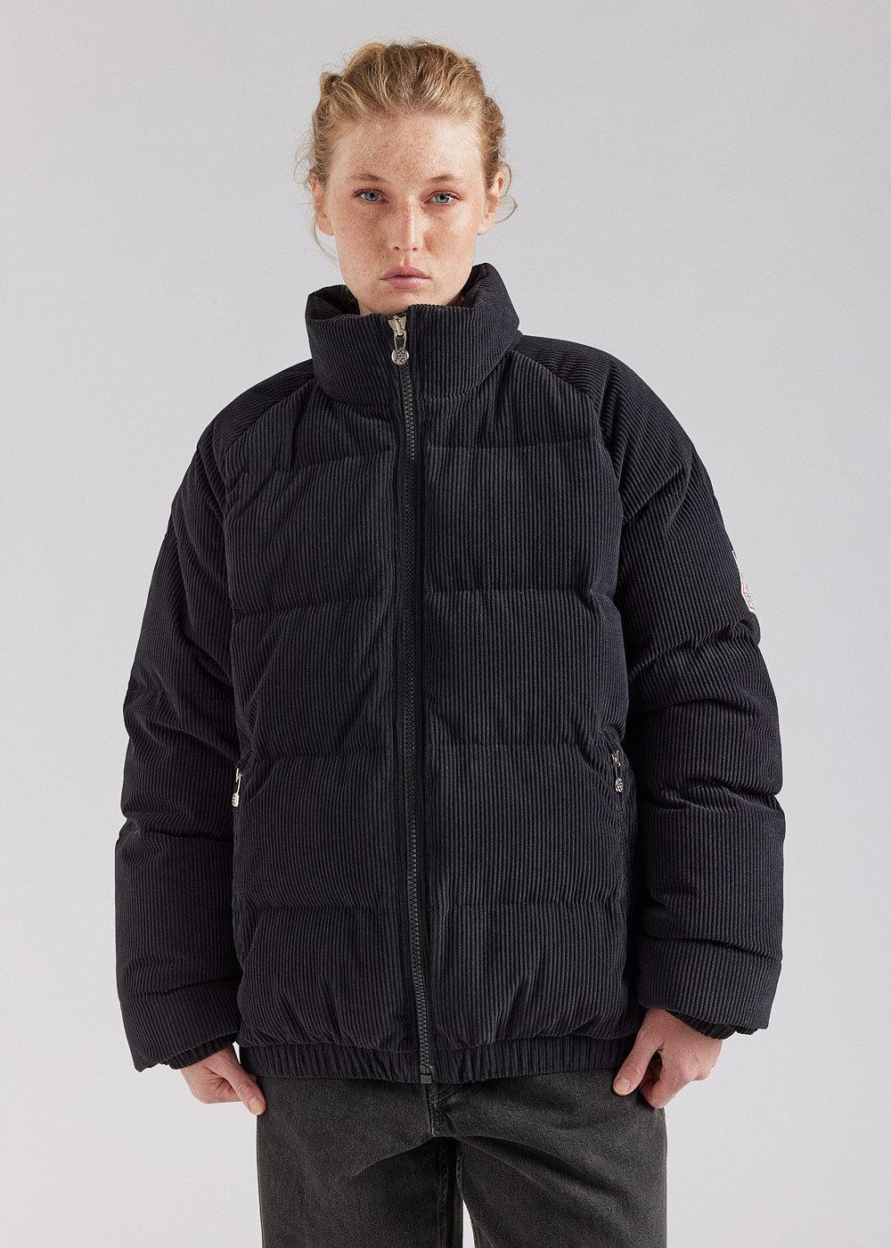 Pyrenex Doudoune En Velours Côtelé Pyrenex Vintage Mythic Velvet Noire