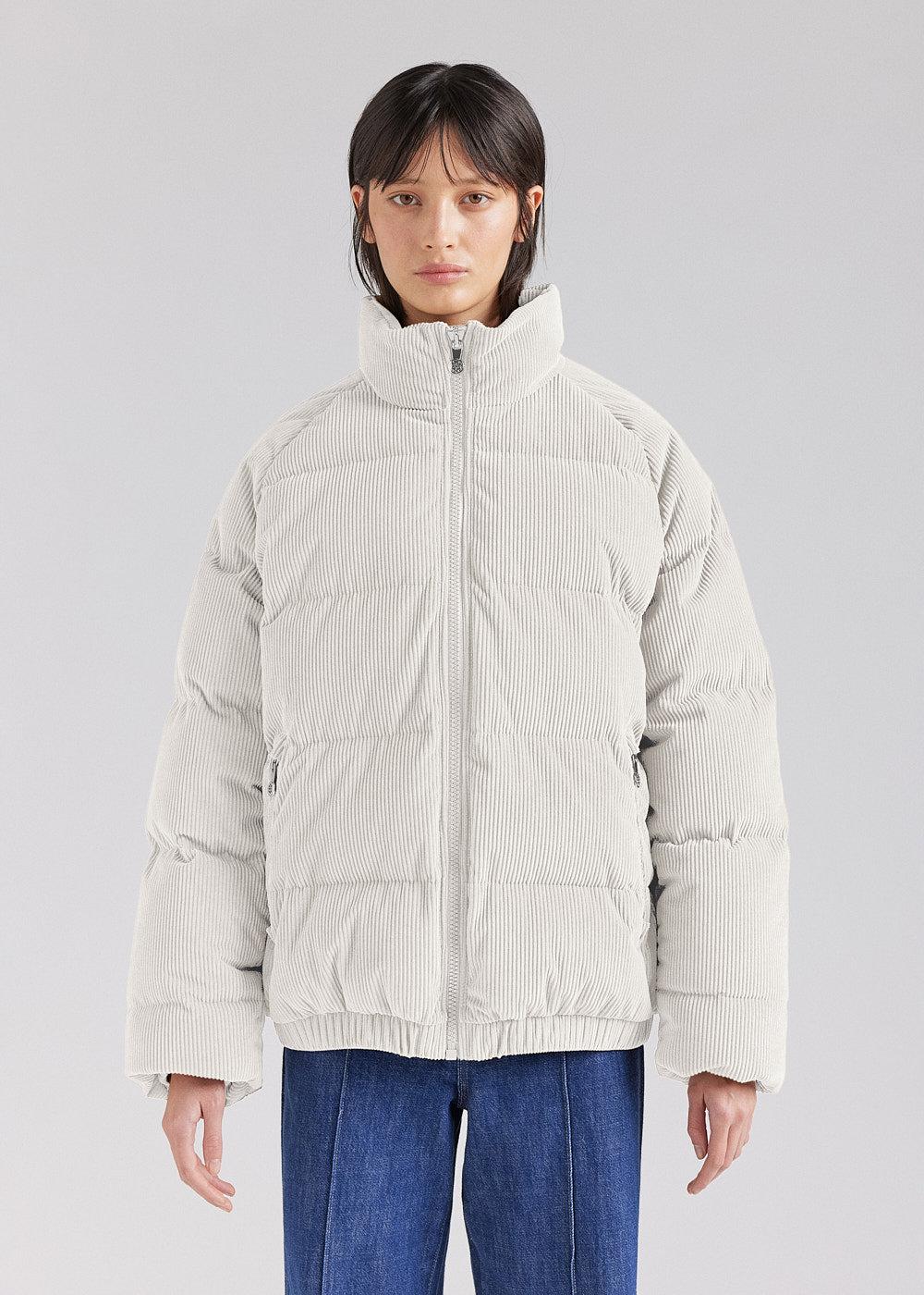 pyrenex Doudoune en velours côtelé Pyrenex Vintage Mythic Velvet Chalk