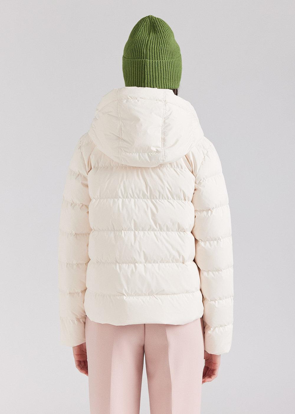 Pyrenex Doudoune Femme Pyrenex Spoutnic à Capuche Amovible Chalk