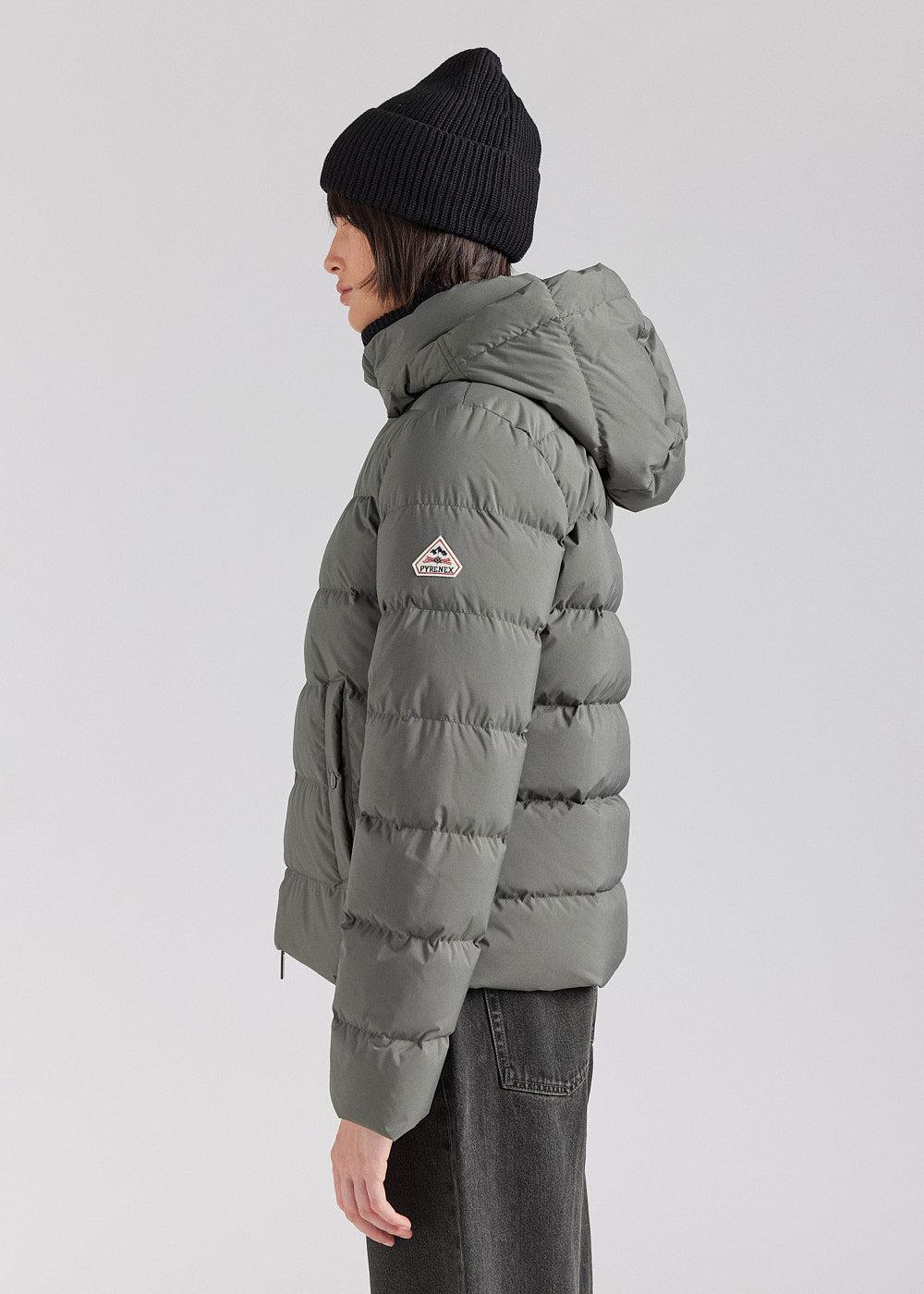 Pyrenex Doudoune Femme Pyrenex Spoutnic à Capuche Amovible Deep Khaki