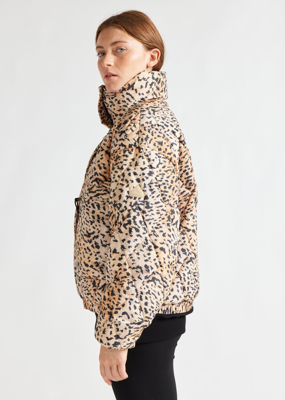 Pyrenex Doudoune Friday Pour Femme Pyrenex X Roseanna Imprimé Léaopard Wild Print