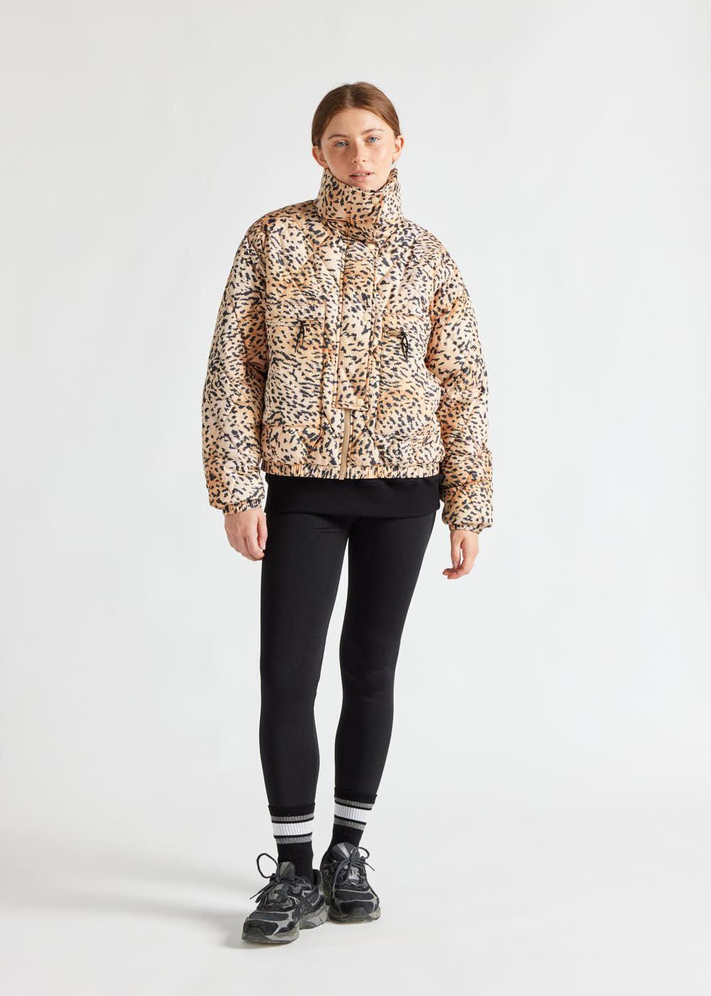 pyrenex Doudoune Friday pour femme Pyrenex x Roseanna imprimé léaopard Wild print