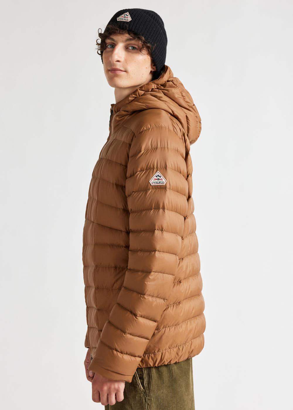 Pyrenex Doudoune Légère à Capuche Homme Pyrenex Zenith Terra