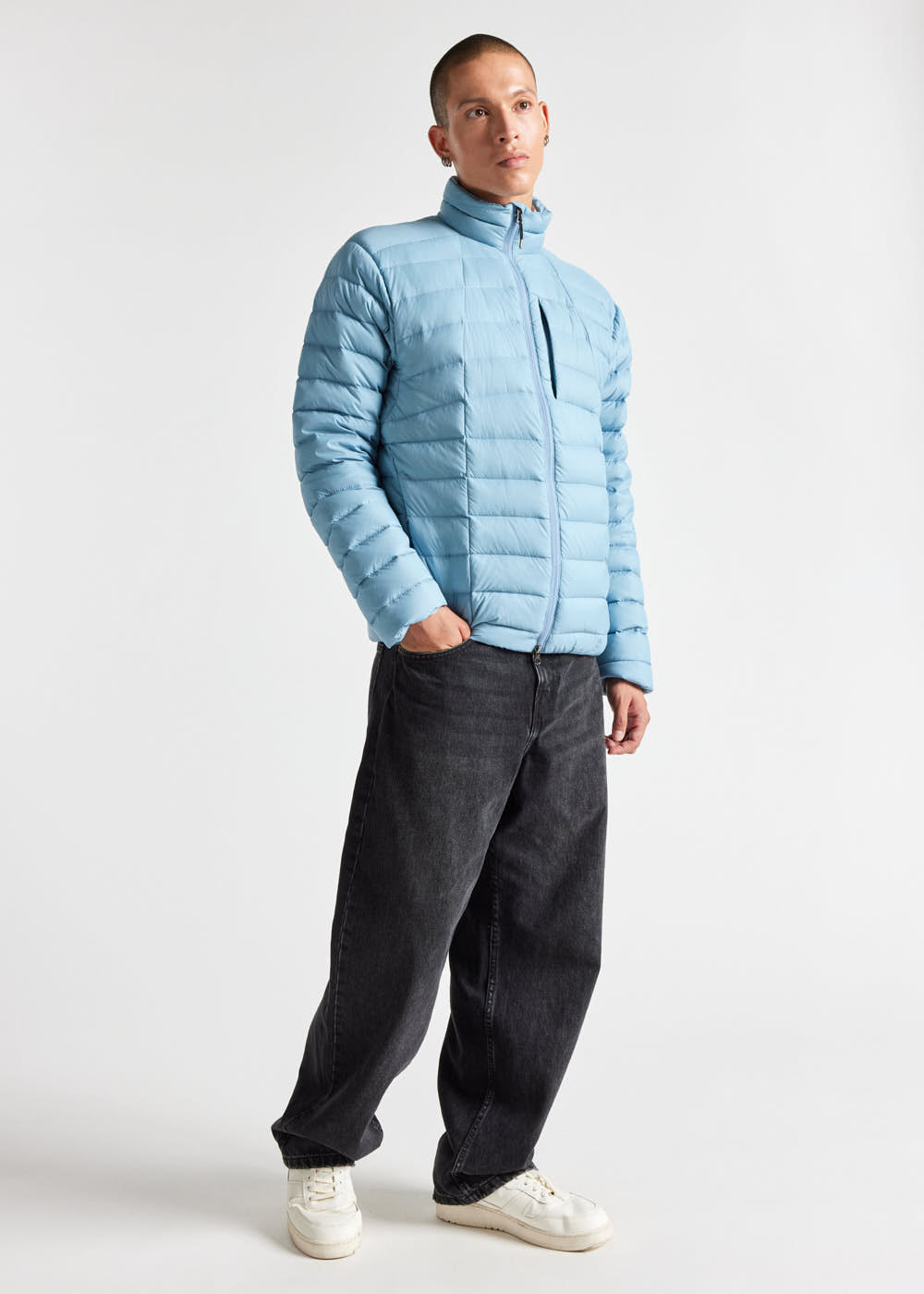 Pyrenex Doudoune Légère Et Technique Homme Pyrenex Zenith SC Dusty Blue