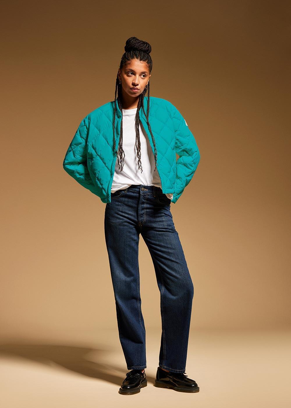 Pyrenex Doudoune Légère Femme à Piquage Croisé Suzane Alhambra