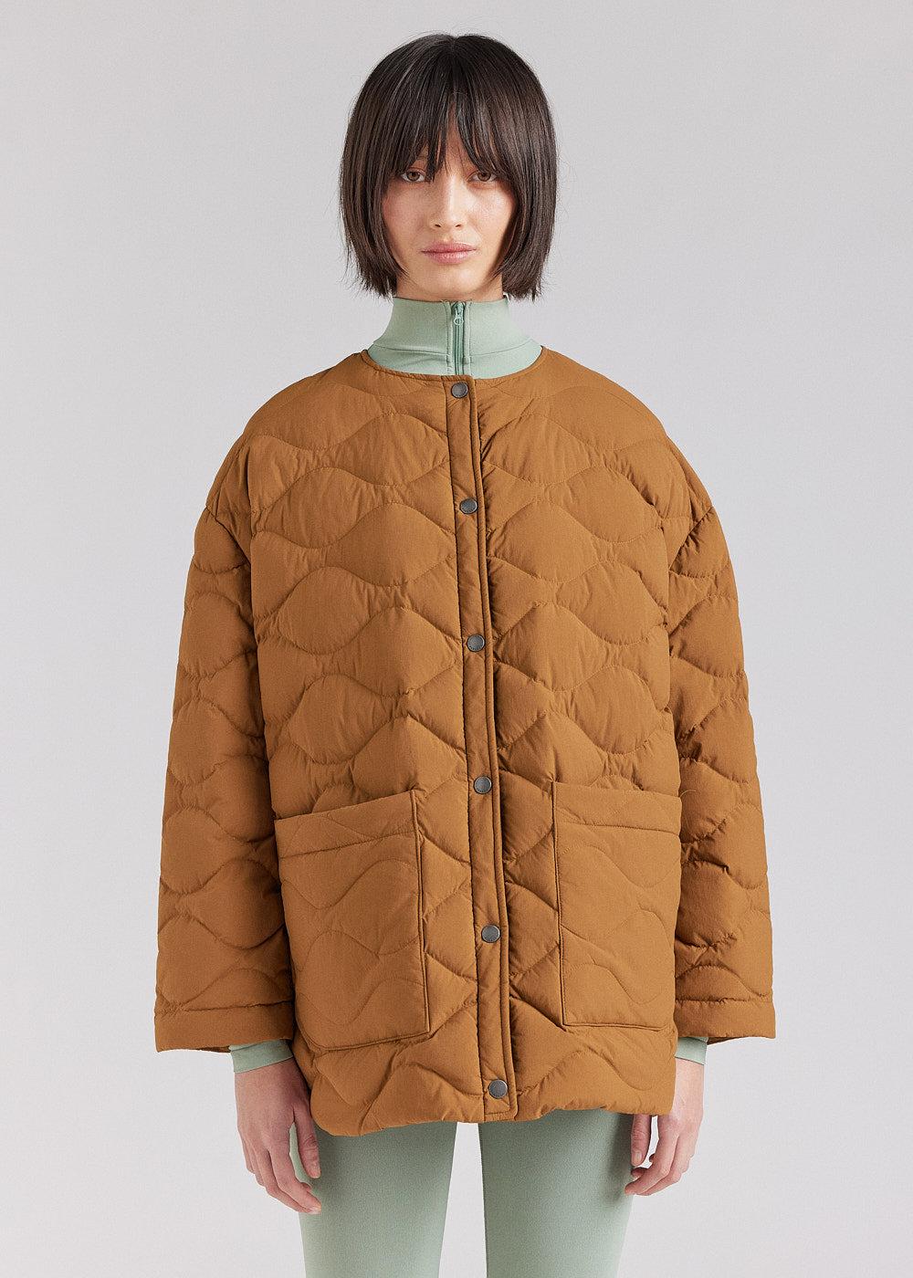 pyrenex Doudoune légère pour femme Pyrenex Sienna bronze brown