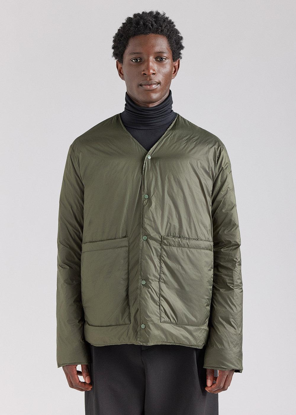 Pyrenex Doudoune Légère Réversible Pour Homme Pyrenex Ando Deep Khaki