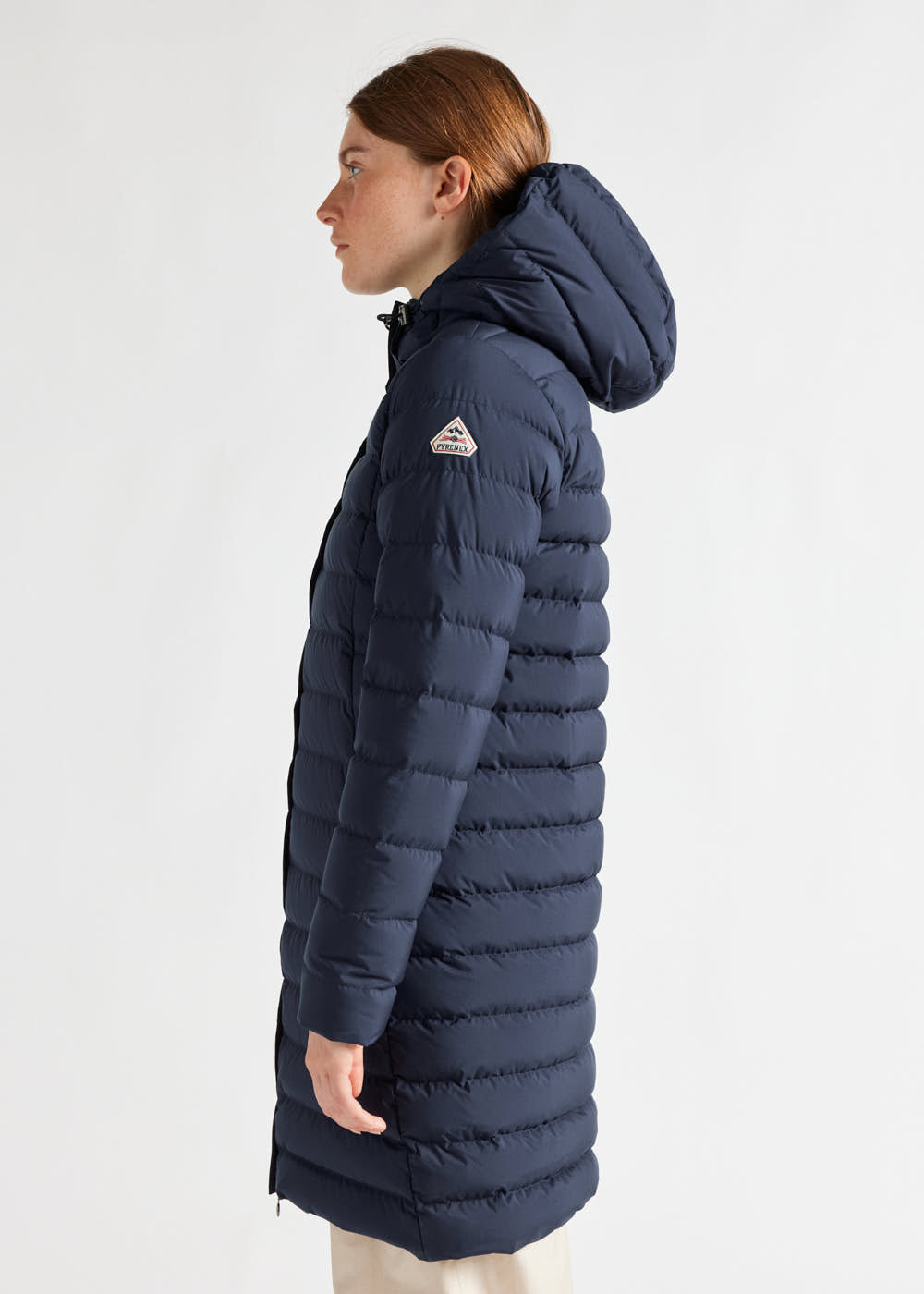 Pyrenex Doudoune Longue à Capuche Femme Pyrenex Spoutnic Amiral