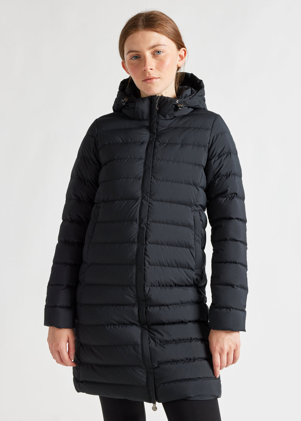 Pyrenex Doudoune Longue à Capuche Femme Pyrenex Spoutnic Black