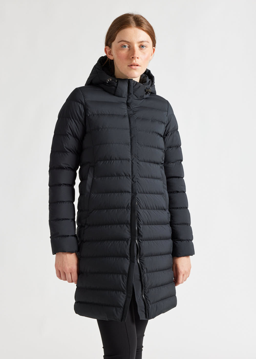 Pyrenex Doudoune Longue à Capuche Femme Pyrenex Spoutnic Black