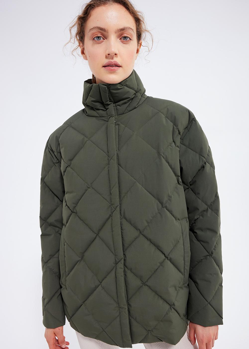 Pyrenex Doudoune Mi-longue Femme Pyrenex Valley En Duvet Naturel Deep Khaki