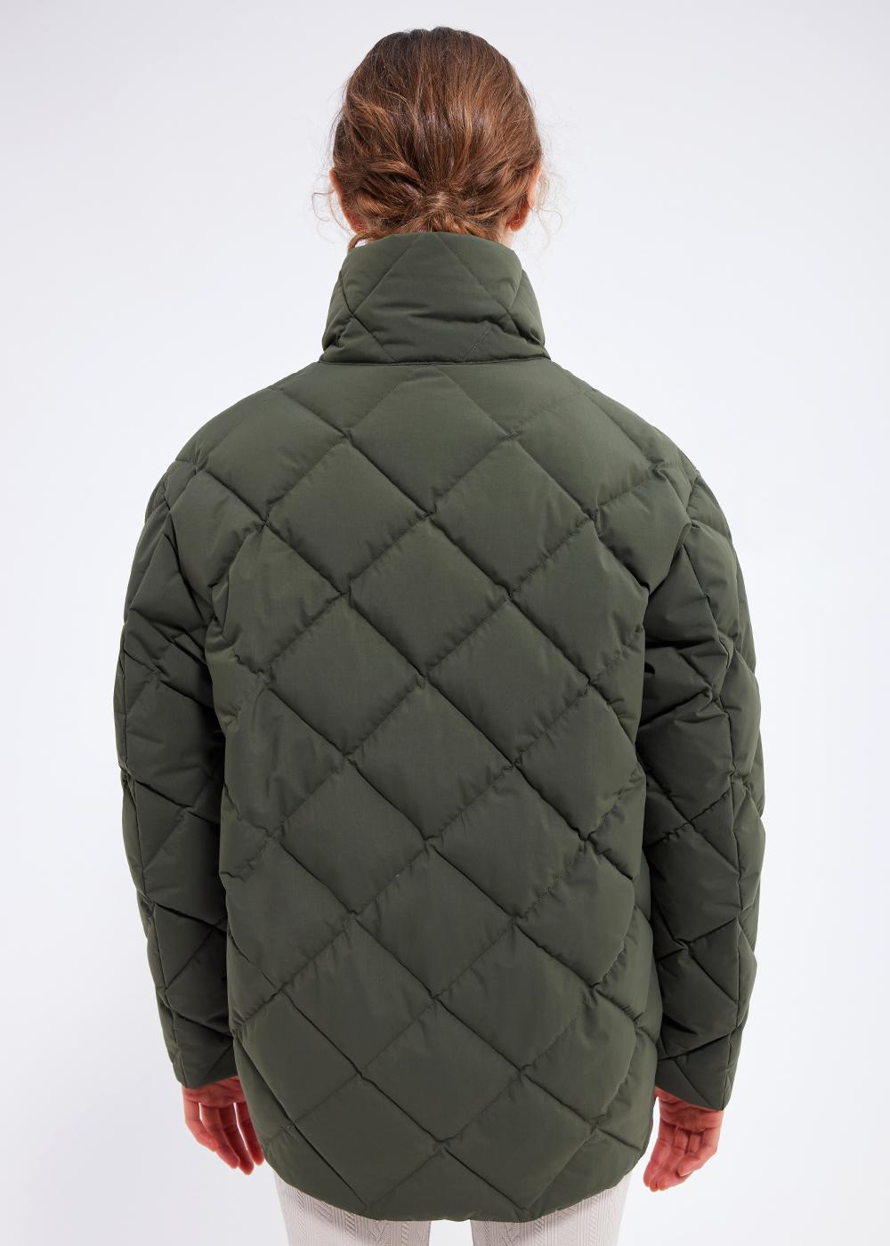 Pyrenex Doudoune Mi-longue Femme Pyrenex Valley En Duvet Naturel Deep Khaki