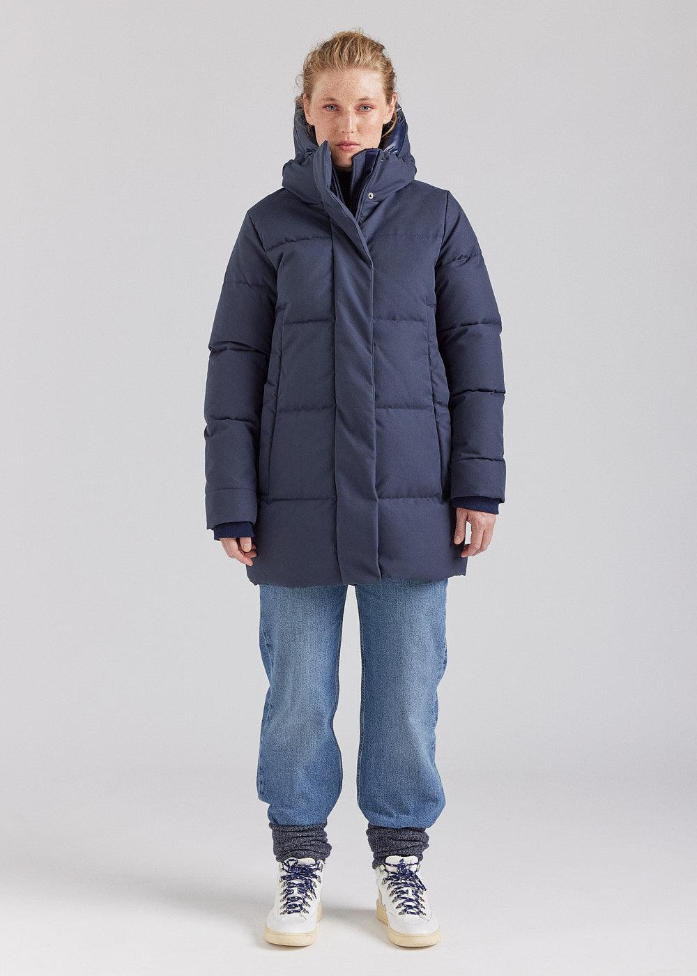 Pyrenex Doudoune Pyrenex Phenix Femme Recylée En Duvet Naturel Amiral