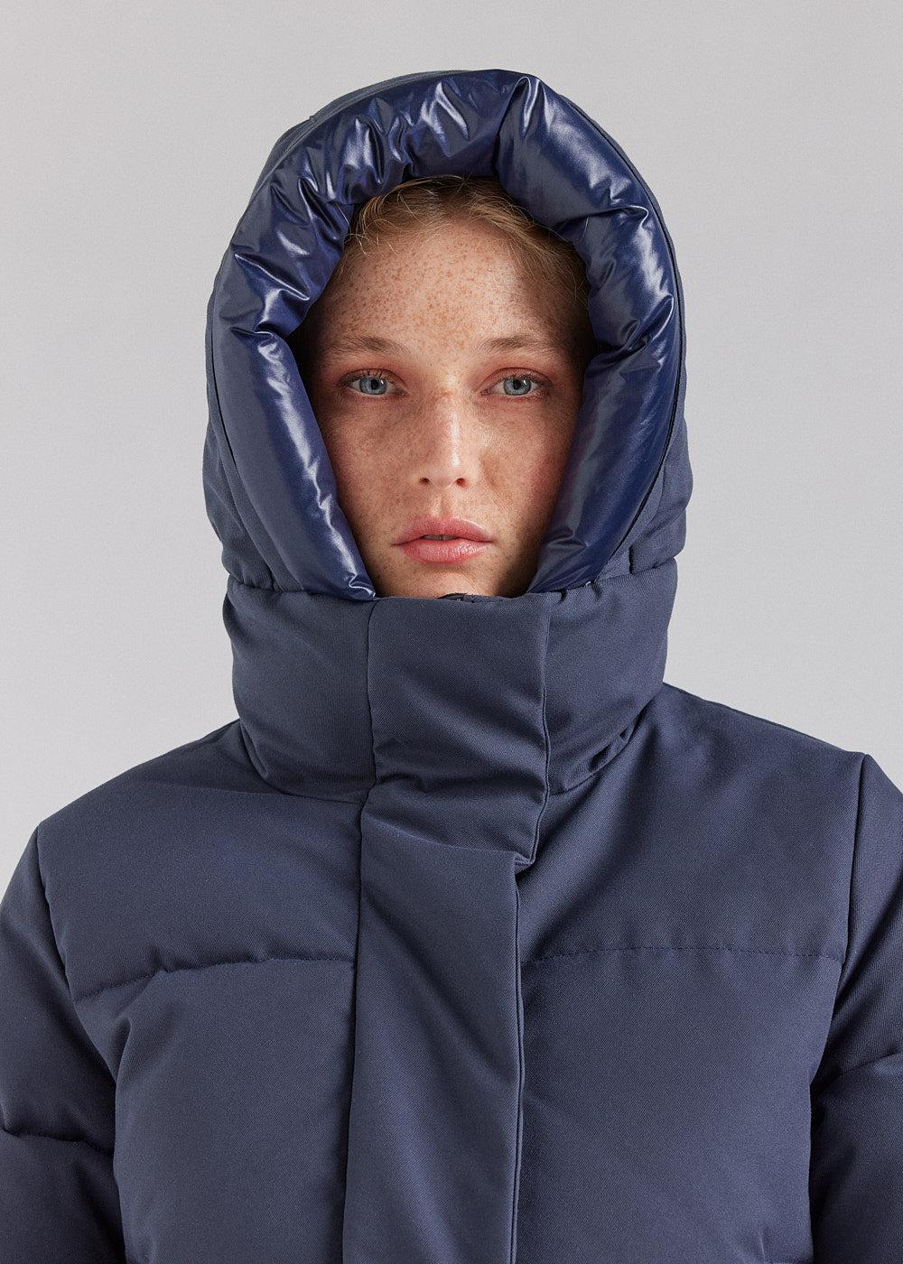 Pyrenex Doudoune Pyrenex Phenix Femme Recylée En Duvet Naturel Amiral