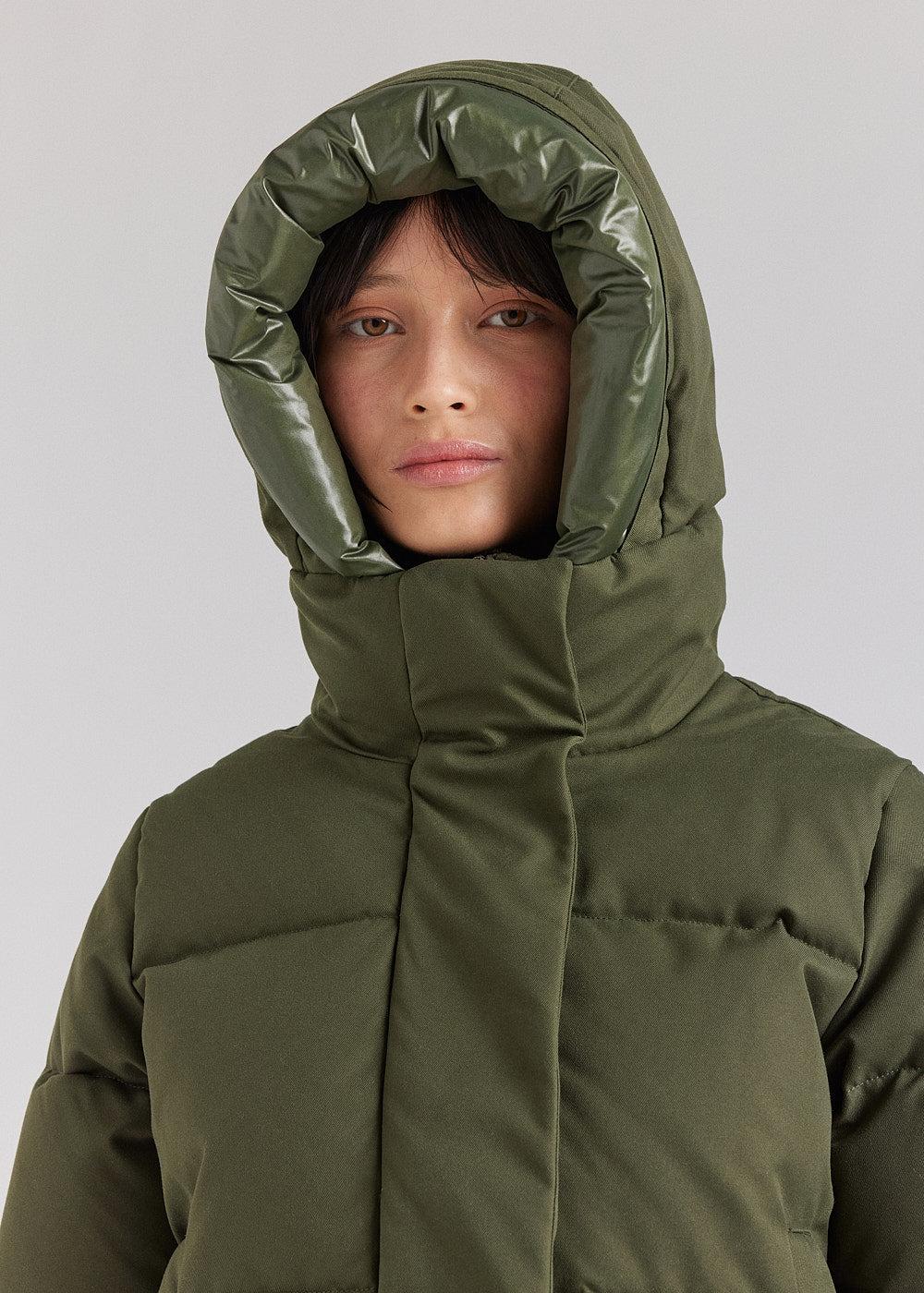 Pyrenex Doudoune Pyrenex Phenix Femme Recylée En Duvet Naturel Deep Khaki