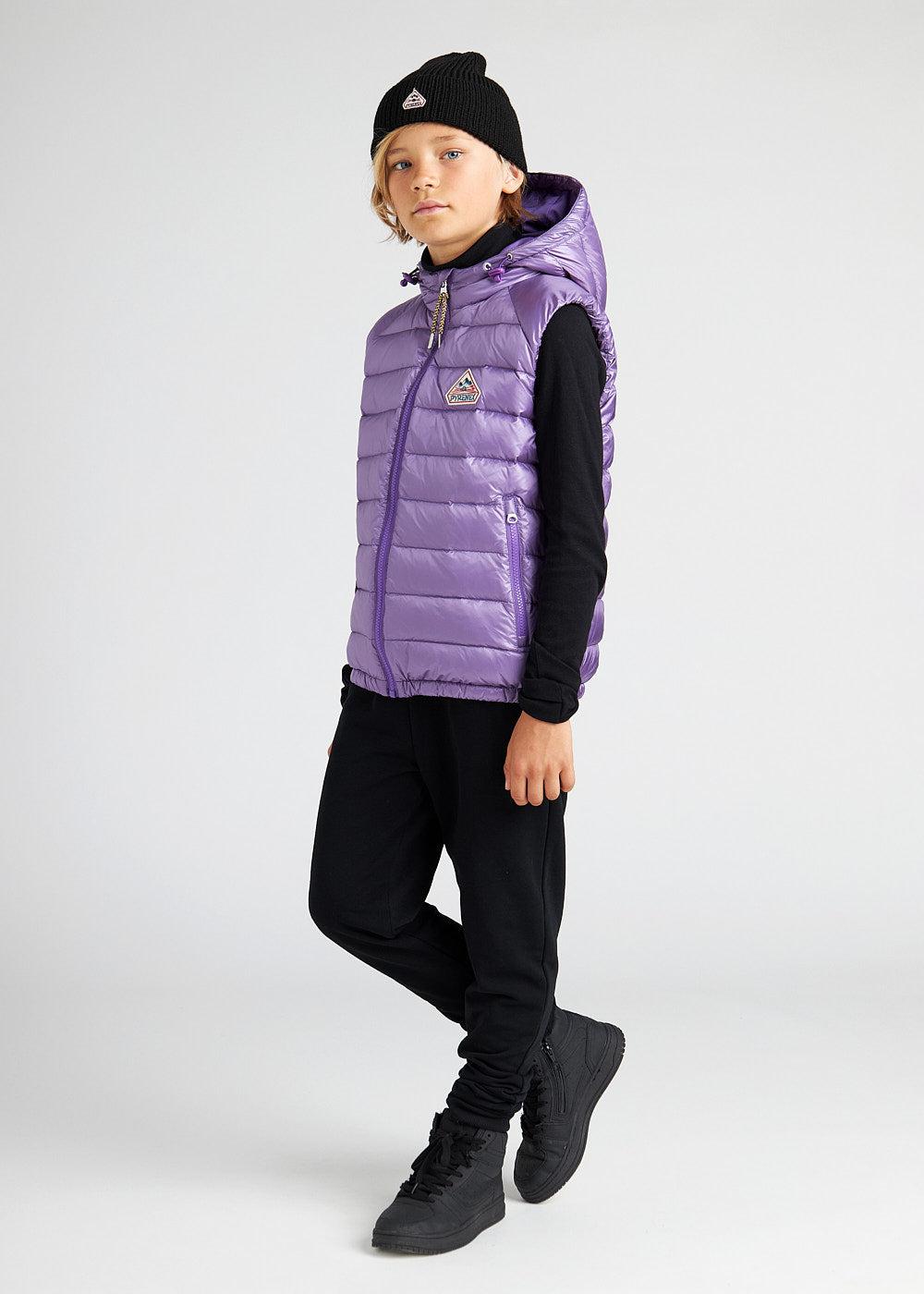 Pyrenex Doudoune Sans-manche Enfant Pyrenex Cheslin Purple Heart