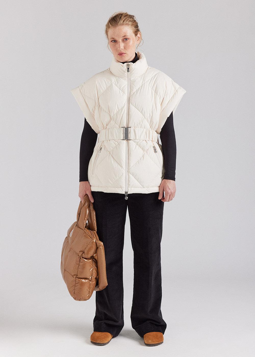 Pyrenex Doudoune Sans Manche Femme Pyrenex Diana Chalk