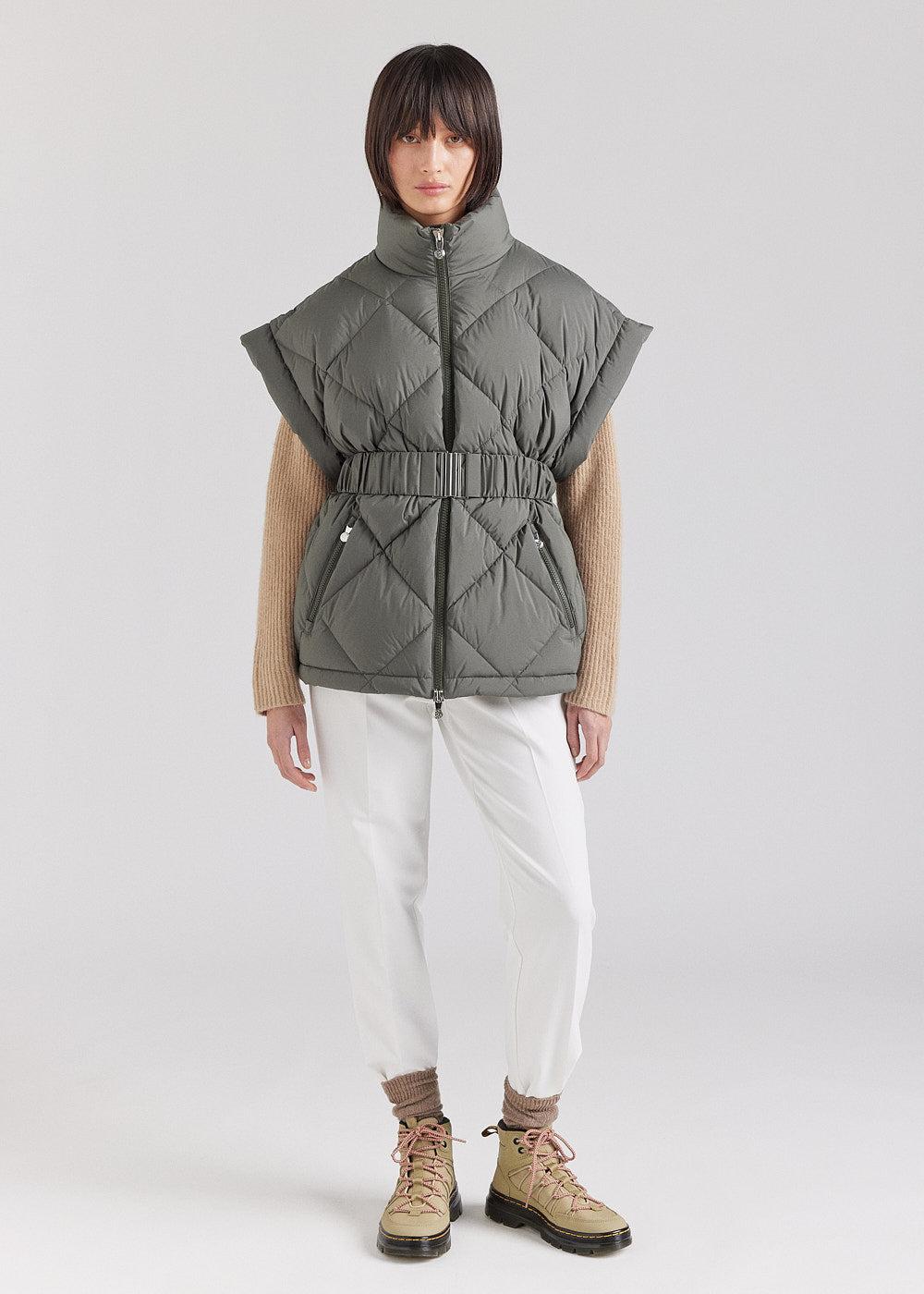 Pyrenex Doudoune Sans Manche Femme Pyrenex Diana Khaki