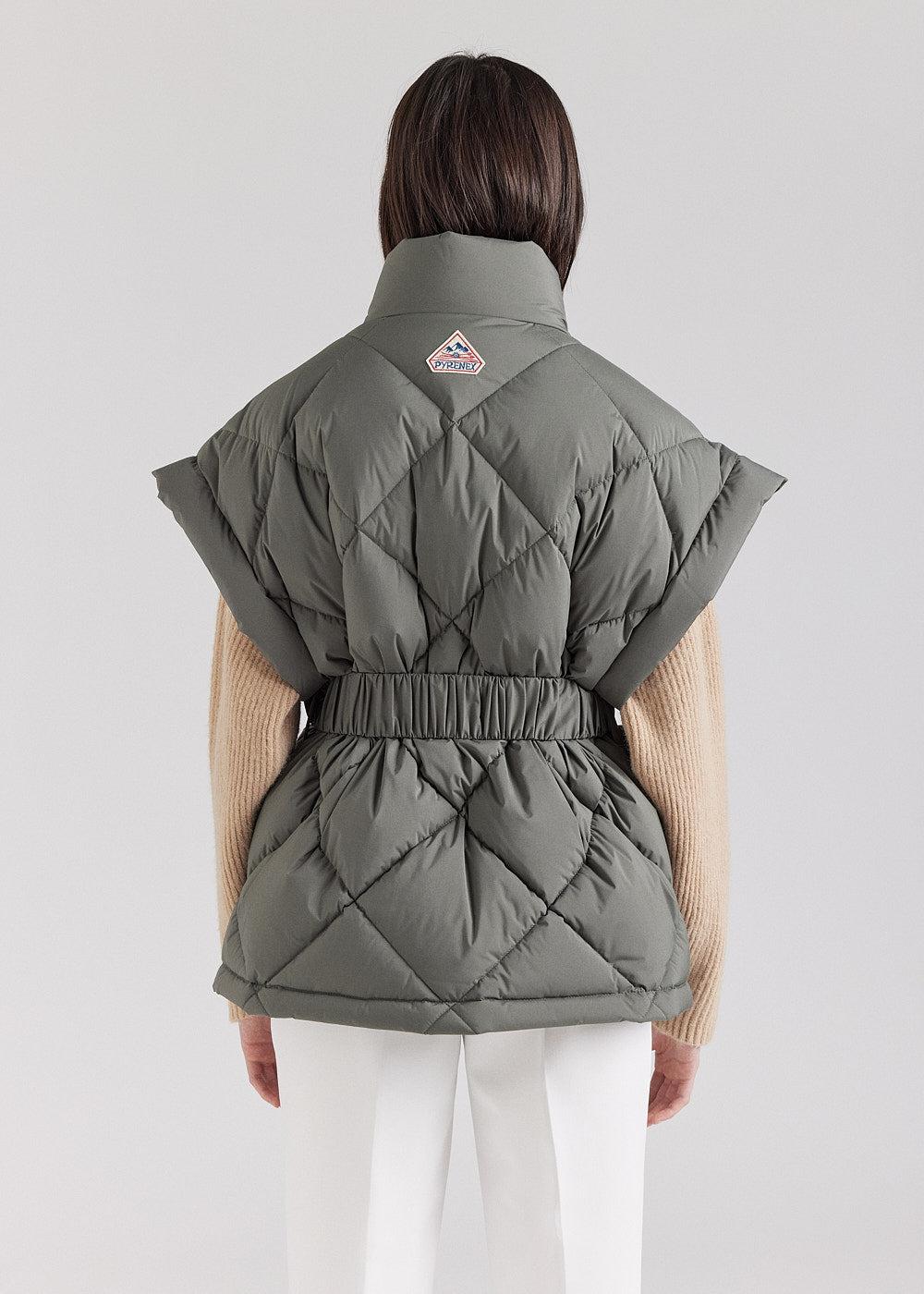 Pyrenex Doudoune Sans Manche Femme Pyrenex Diana Khaki