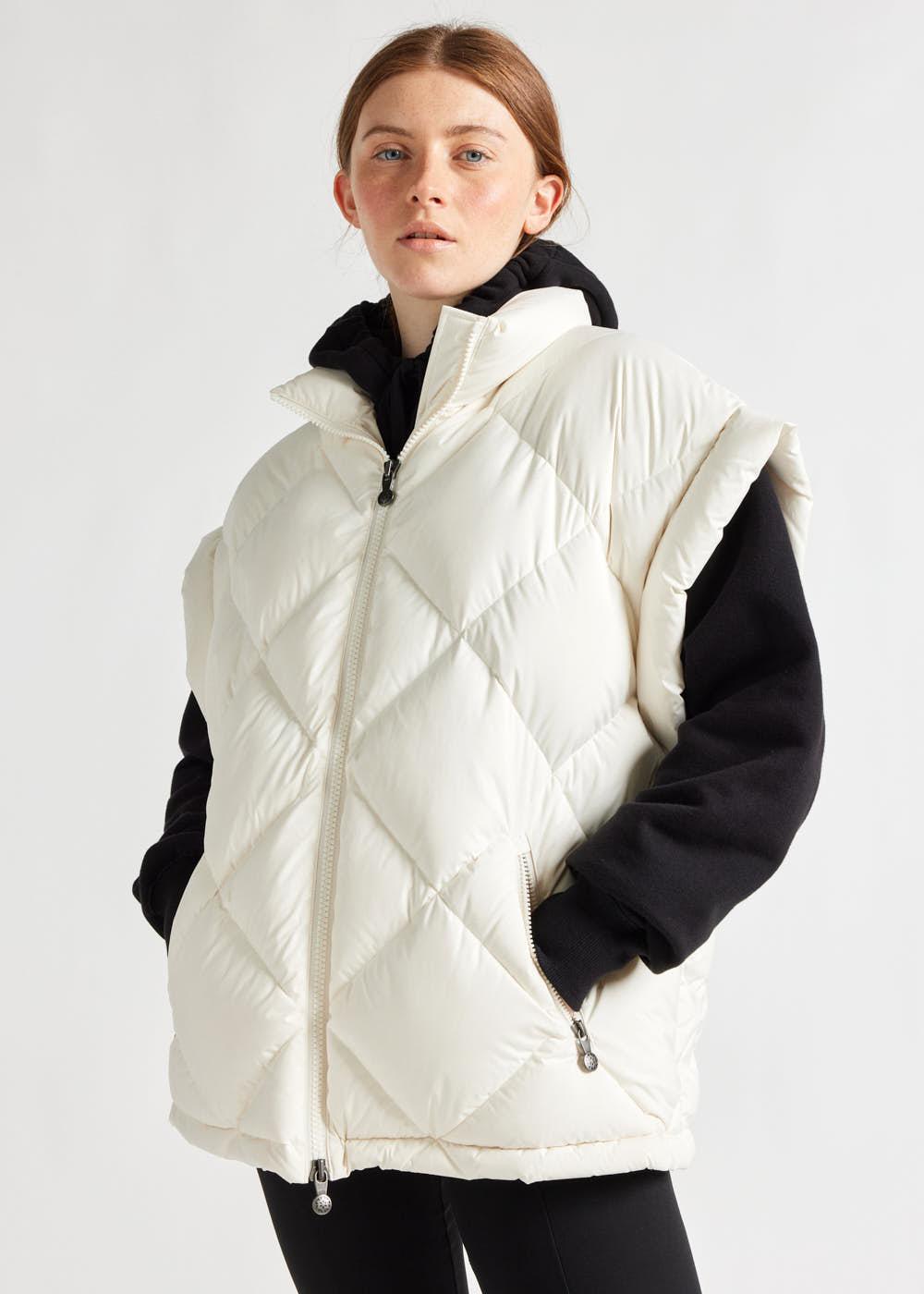 Pyrenex Doudoune Sans Manche Femme Pyrenex Diana Milk
