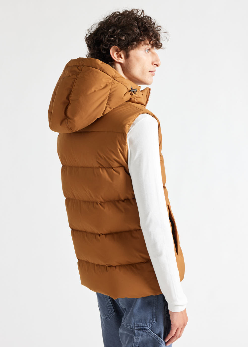 Pyrenex Doudoune Sans-manche Pyrenex Spoutnic à Capuche Amovible Terra