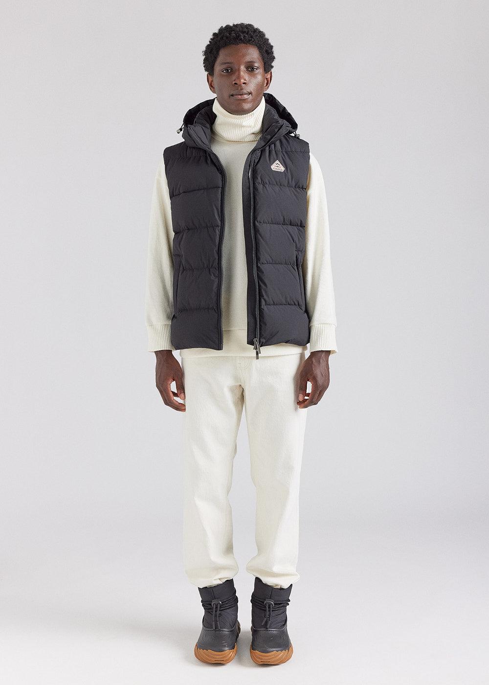 Pyrenex Doudoune Sans-manche Pyrenex Spoutnic à Capuche Amovible Black