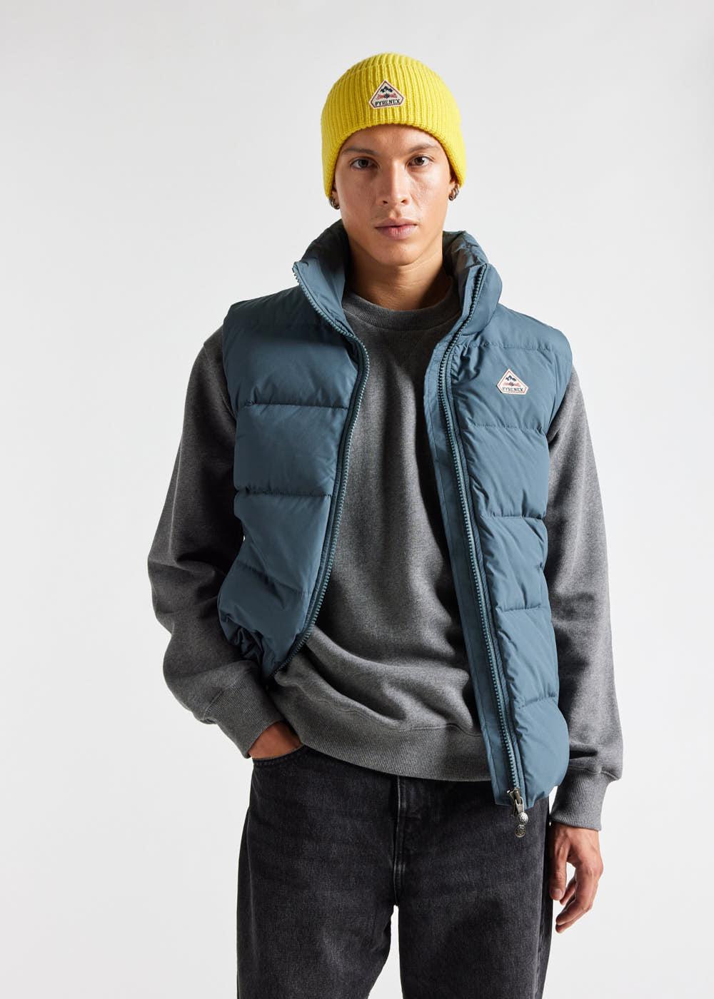 Pyrenex Doudoune Sans-manche Pyrenex Spoutnic à Capuche Amovible Dark Slate