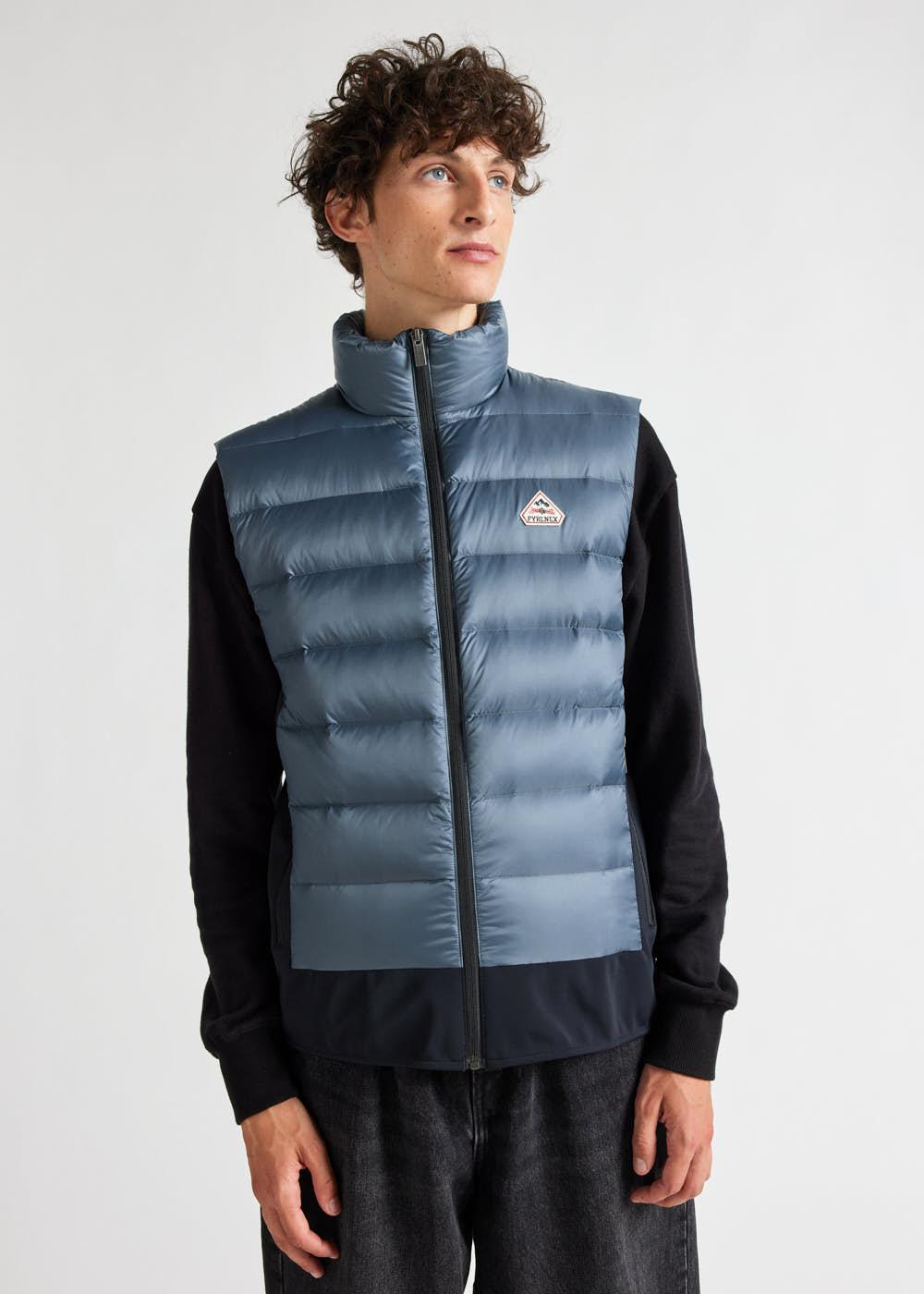 Pyrenex Doudoune Sans-manches Bi-matière Pour Homme Pyrenex Drift Dark Slate