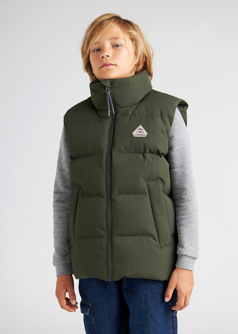 Pyrenex Doudoune Sans Manches Enfants Pyrenex Dorel Deep Khaki
