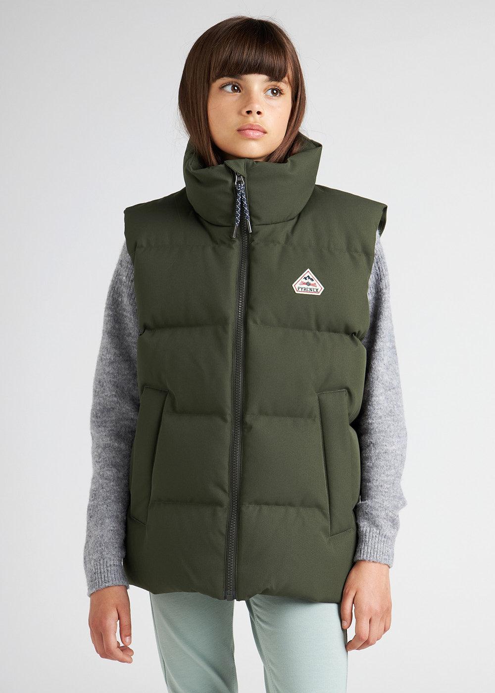 Pyrenex Doudoune Sans Manches Enfants Pyrenex Dorel Deep Khaki