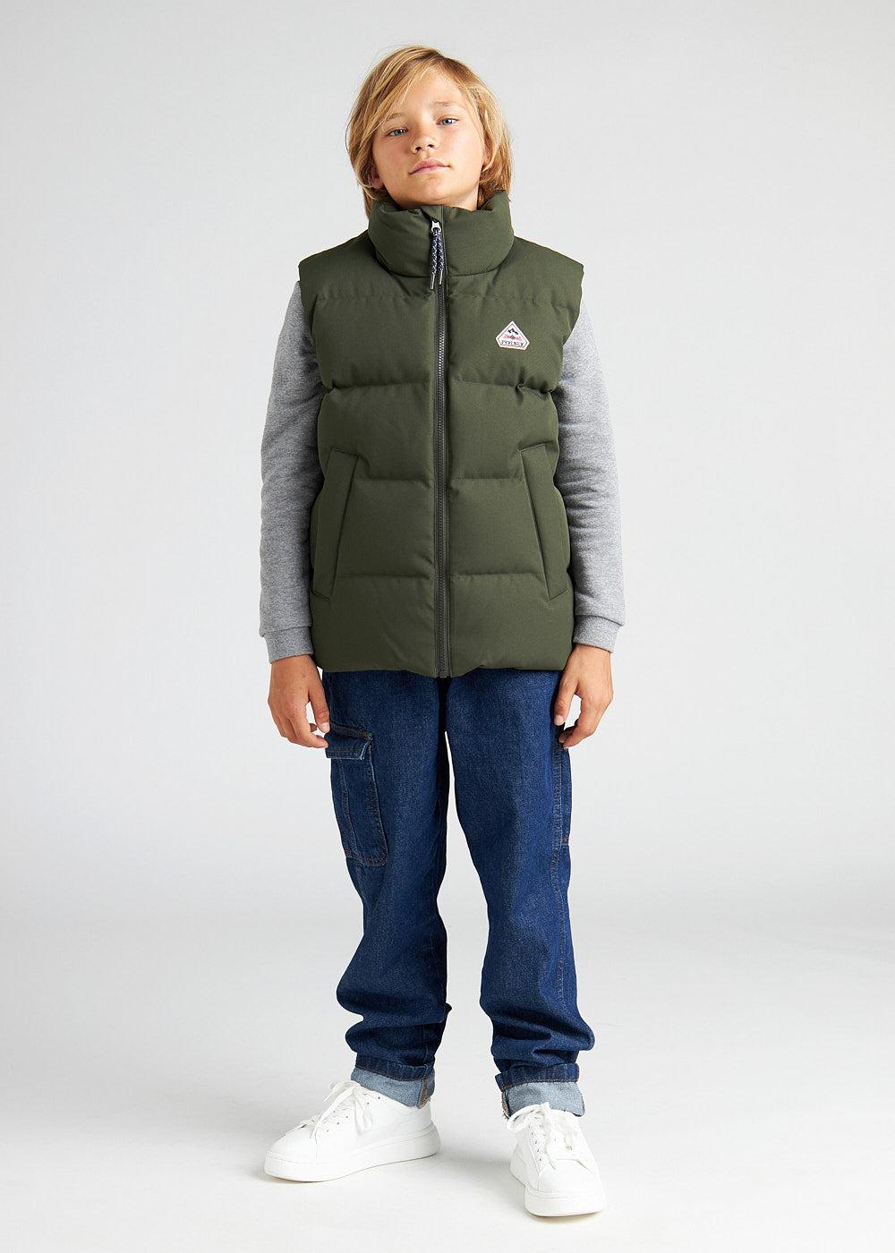 Pyrenex Doudoune Sans Manches Enfants Pyrenex Dorel Deep Khaki