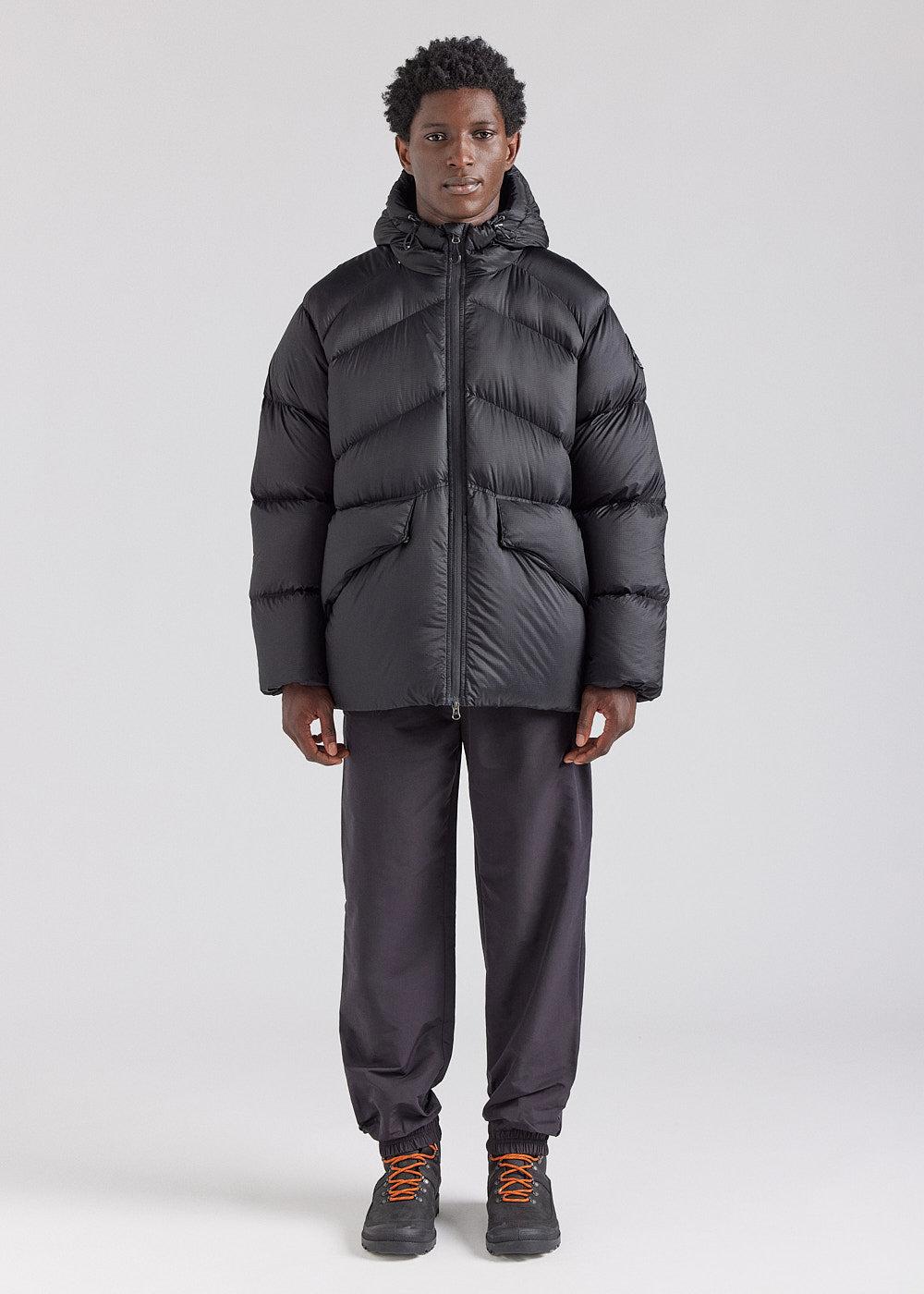 Pyrenex Doudoune Technique à Capuche Pour Homme Pyrenex Stellar Noire