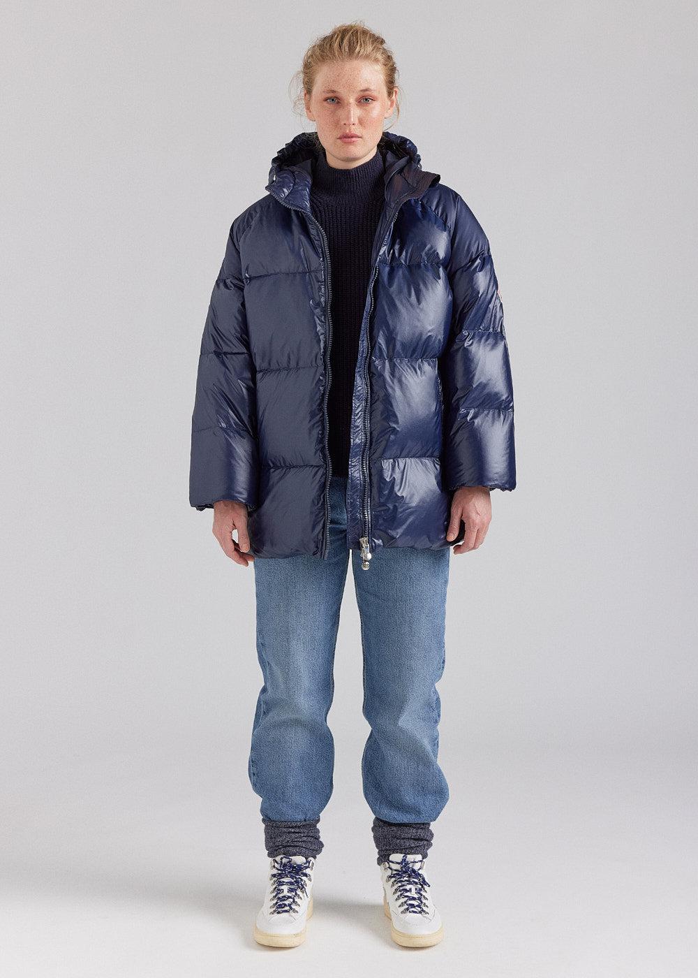 Pyrenex Doudoune Unisexe à Capuche Pyrenex Sten Amiral