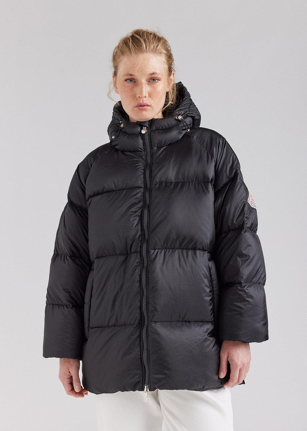 Pyrenex Doudoune Unisexe à Capuche Pyrenex Sten Ripstop Noire