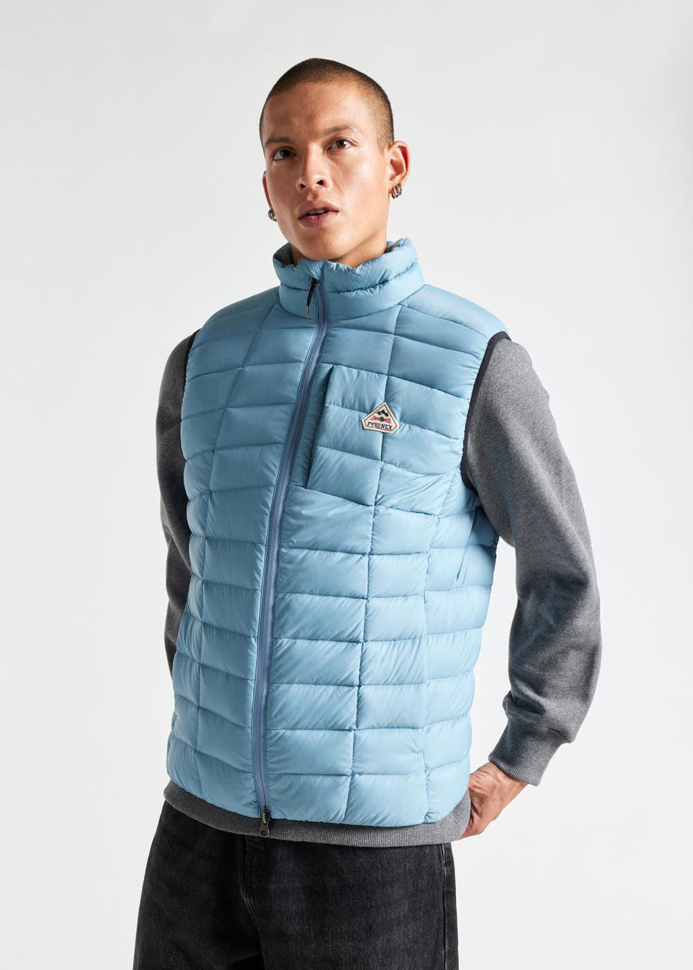 Pyrenex Gilet Sans Manche Technique Homme Pyrenex Zenith Vest Dusty Blue