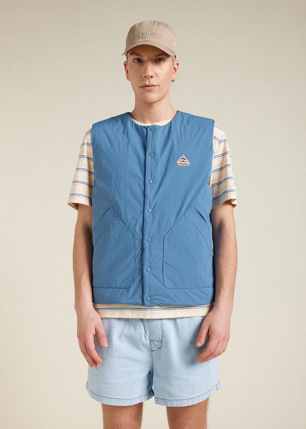 Pyrenex Gilet Sans Manches Homme Pyrenex Draft Coronet Blue