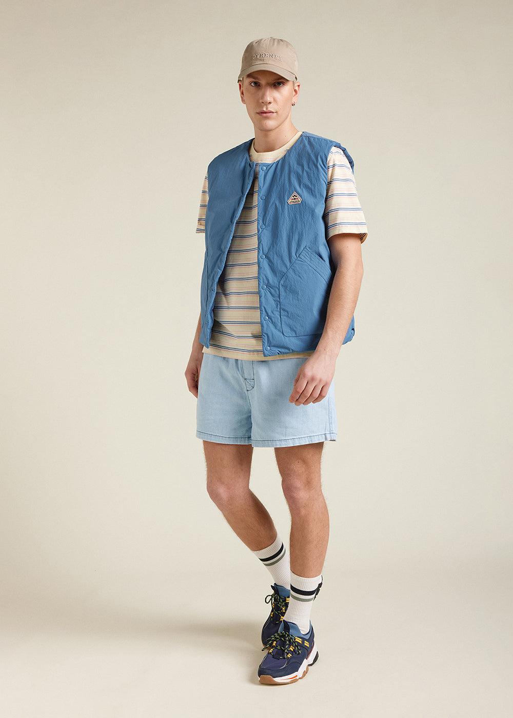 Pyrenex Gilet Sans Manches Homme Pyrenex Draft Coronet Blue