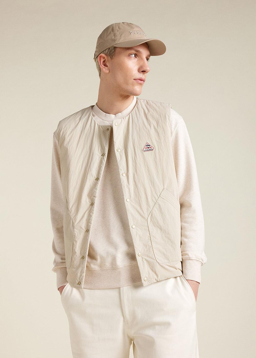 Pyrenex Gilet Sans Manches Homme Pyrenex Draft Oyster Gray