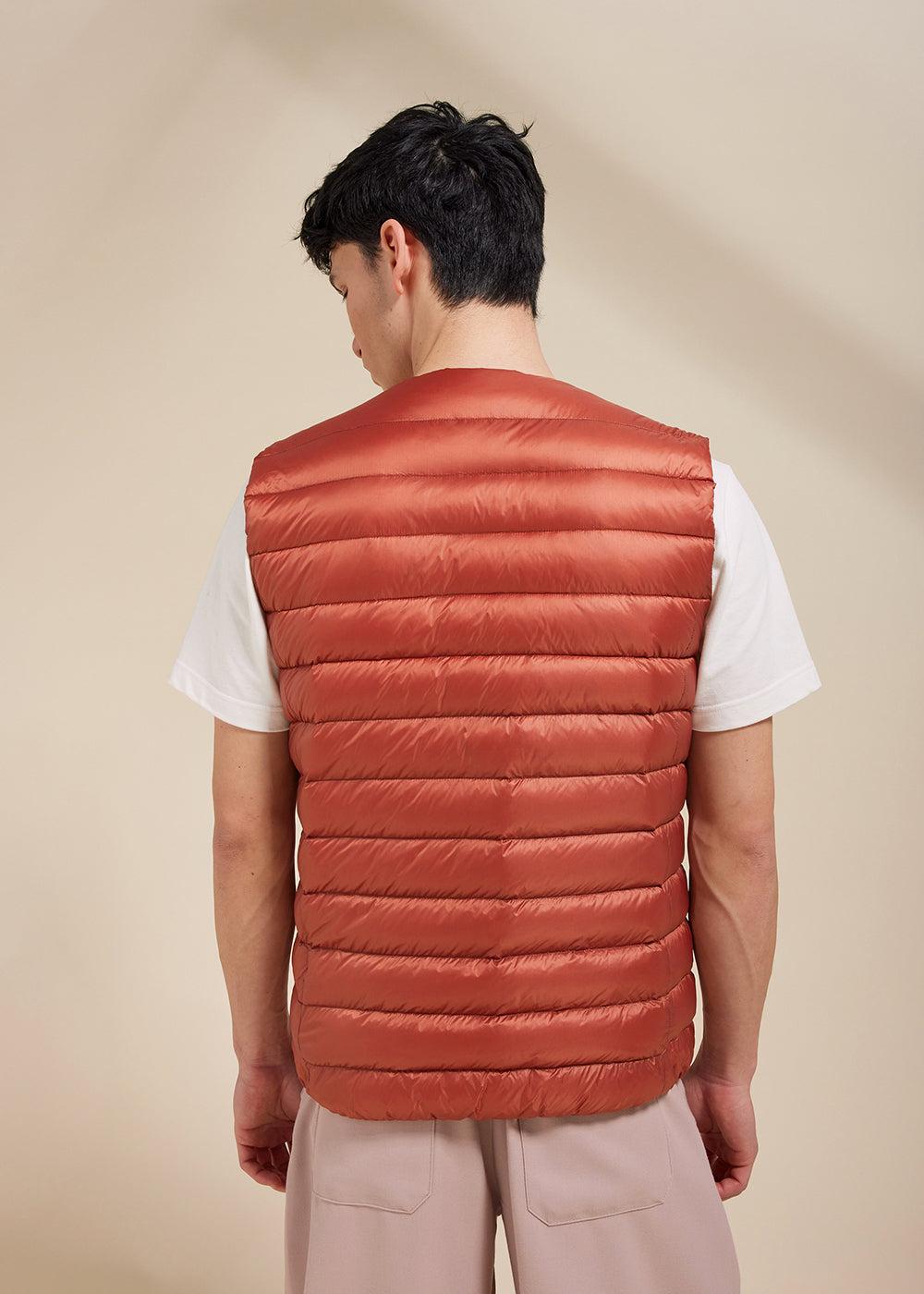 Pyrenex Gilet Ultraléger Pour Homme Aero Terracotta